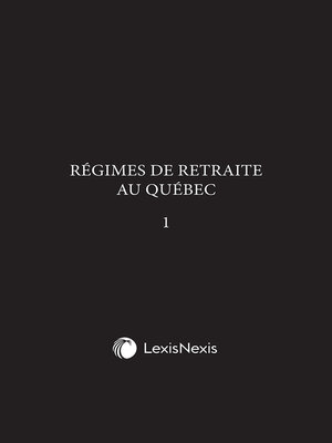 cover image of Régimes de retraite au Québec